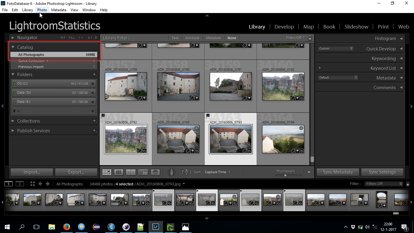 Lightroom plug-in find similar files - 