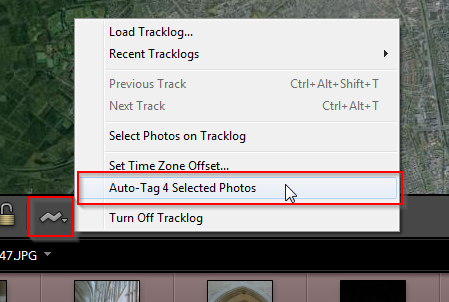 Auto-Tag selected photos